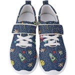 Cat-cosmos-cosmonaut-rocket Men s Velcro Strap Shoes