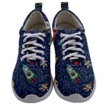 Cat-cosmos-cosmonaut-rocket Mens Athletic Shoes