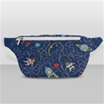 Cat-cosmos-cosmonaut-rocket Waist Bag 