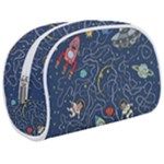 Cat-cosmos-cosmonaut-rocket Make Up Case (Medium)