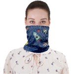 Cat-cosmos-cosmonaut-rocket Face Covering Bandana (Adult)