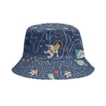 Cat-cosmos-cosmonaut-rocket Inside Out Bucket Hat