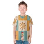 Nautical-elements-collection Kids  Cotton Tee