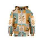 Nautical-elements-collection Kids  Zipper Hoodie