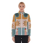 Nautical-elements-collection Women s Bomber Jacket