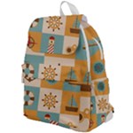 Nautical-elements-collection Top Flap Backpack