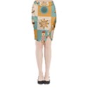 Midi Wrap Pencil Skirt 