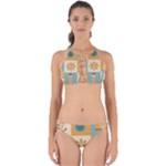 Nautical-elements-collection Perfectly Cut Out Bikini Set