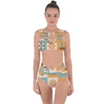 Nautical-elements-collection Bandaged Up Bikini Set 