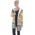 Nautical-elements-collection Longline Hooded Cardigan