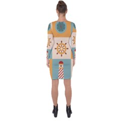 Asymmetric Cut-Out Shift Dress 
