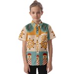 Nautical-elements-collection Kids  Short Sleeve Shirt