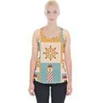 Nautical-elements-collection Piece Up Tank Top