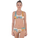 Nautical-elements-collection Criss Cross Bikini Set