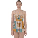 Nautical-elements-collection Babydoll Tankini Set