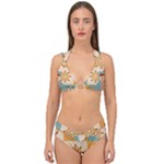 Nautical-elements-collection Double Strap Halter Bikini Set