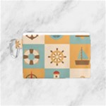 Nautical-elements-collection Canvas Cosmetic Bag (Small)