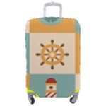 Nautical-elements-collection Luggage Cover (Medium)