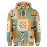 Nautical-elements-collection Men s Overhead Hoodie