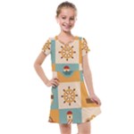 Nautical-elements-collection Kids  Cross Web Dress