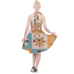Halter Party Swing Dress  