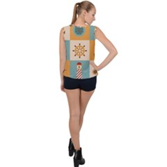 Bubble Hem Chiffon Tank Top 