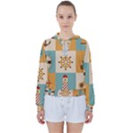 Nautical-elements-collection Women s Tie Up Sweat