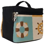 Nautical-elements-collection Make Up Travel Bag (Big)