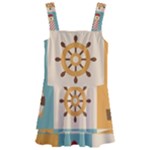 Nautical-elements-collection Kids  Layered Skirt Swimsuit