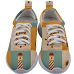 Nautical-elements-collection Kids Athletic Shoes