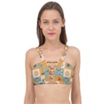 Nautical-elements-collection Cage Up Bikini Top