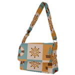 Nautical-elements-collection Full Print Messenger Bag (M)