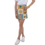 Nautical-elements-collection Kids  Tennis Skirt