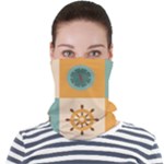 Nautical-elements-collection Face Seamless Bandana (Adult)