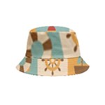 Nautical-elements-collection Inside Out Bucket Hat (Kids)