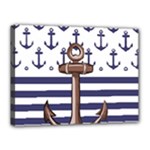 Anchor-background-design Canvas 16  x 12  (Stretched)