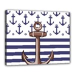 Anchor-background-design Canvas 20  x 16  (Stretched)