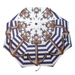 Anchor-background-design Folding Umbrellas