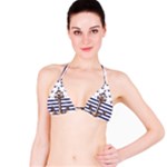 Anchor-background-design Bikini Top