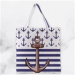 Anchor-background-design Grocery Tote Bag