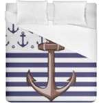 Anchor-background-design Duvet Cover (King Size)