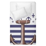 Anchor-background-design Duvet Cover Double Side (Single Size)