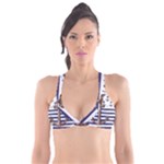 Anchor-background-design Plunge Bikini Top