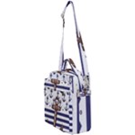 Anchor-background-design Crossbody Day Bag