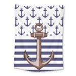 Anchor-background-design Medium Tapestry