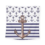 Anchor-background-design Square Tapestry (Small)