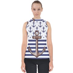 Mock Neck Shell Top 