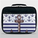 Anchor-background-design Lunch Bag