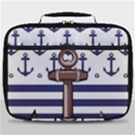 Anchor-background-design Full Print Lunch Bag