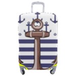 Anchor-background-design Luggage Cover (Medium)